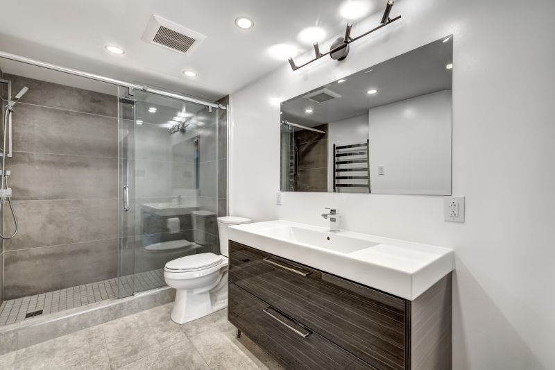 Completed Bathroom with Elegant Design