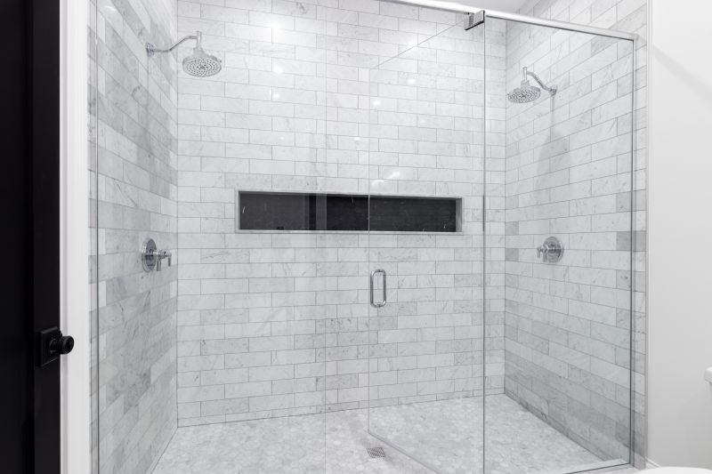 Bathroom with Custom Tile Work